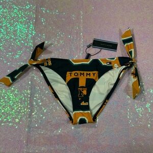 Tommy Hilfiger Navy & Yellow Collegiate Bikini Bottoms ★彡